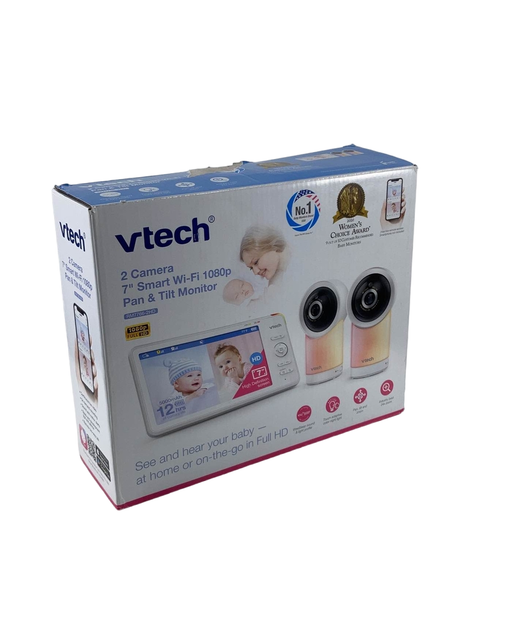 used VTech 2 Camera 7” Smart Wifi 1080p Pan and Tilt Monitor RM7766-2HD