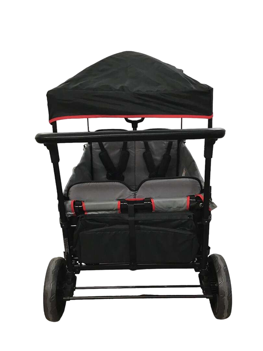 Wonderfold X4 Push & Pull Quad Stroller, Black, 2021