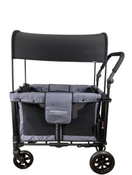 secondhand Wonderfold W2 Luxe Multifunctional Double Stroller Wagon, 2022, Charcoal Gray