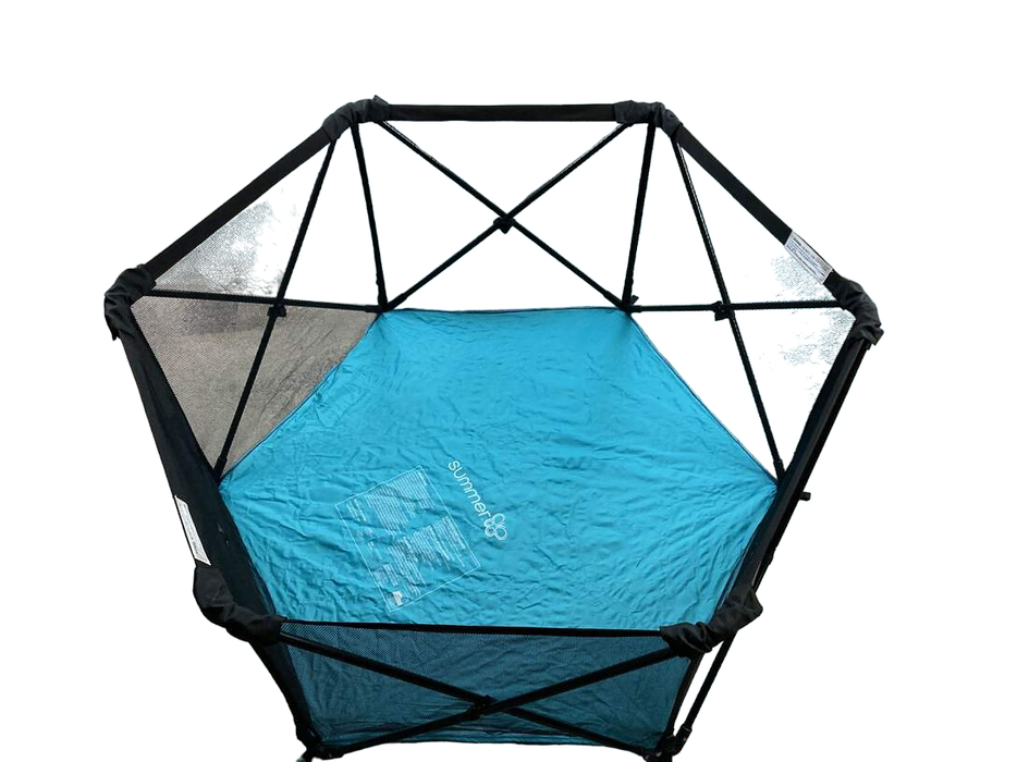 secondhand Summer Infant Pop 'N Play Portable Playard With Canopy