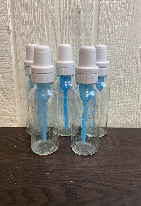 used BUNDLE Dr. Brown’s Glass Narrow Baby Bottles