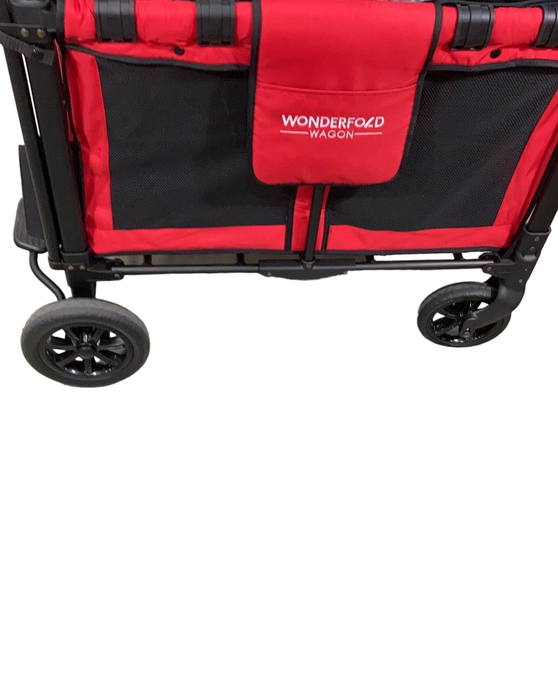 secondhand Wonderfold W2 Original Multifunctional Double Stroller Wagon, 2021, Red