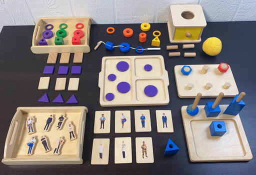 used Monti Kids Level 6 Montessori Box