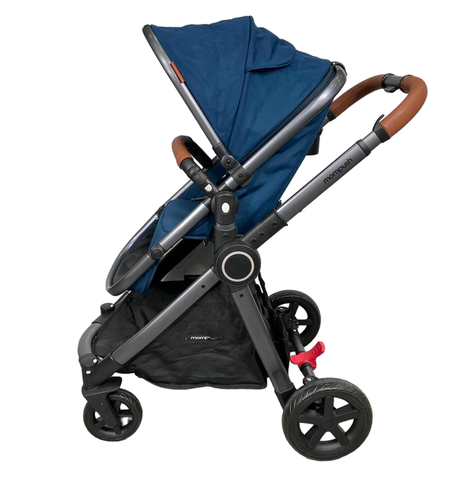 secondhand Mompush Ultimate 2 Baby Stroller, 2022, Navy with Grey Frame