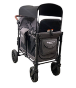 used Wonderfold W2 Luxe Multifunctional Double Stroller Wagon, 2023, Charcoal Gray