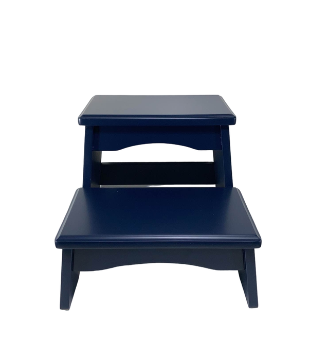 used Pottery Barn Kids Classic Step Stool, 2 Step, Navy