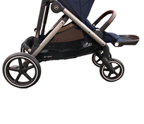 used Cybex Gazelle S Modular Stroller, 2022, Silver Frame, Navy Blue