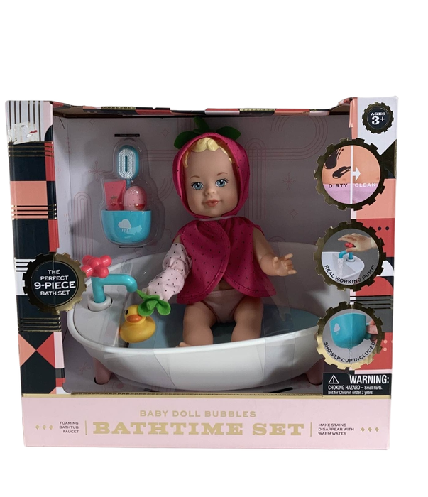 used FAO Schwarz Baby Doll Bubbles Bathtime Set