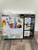 used Sassy Tummy Time Reversible Milestone Activity Gym