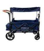 secondhand Wonderfold X2 Push + Pull Double Stroller Wagon, 2023, Sapphire Navy