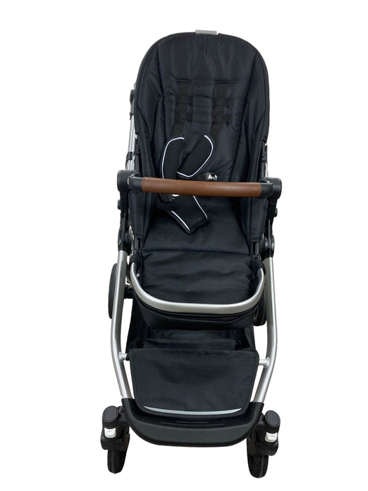 secondhand Mockingbird Single to Double Stroller, Silver with Penny Leather, Black , 2022