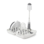 used OXO Tot On The Go Drying Rack With Bottle Brush, Gray