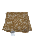 used Mini Scout Muslin Swaddle Blanket, Floral Mustard