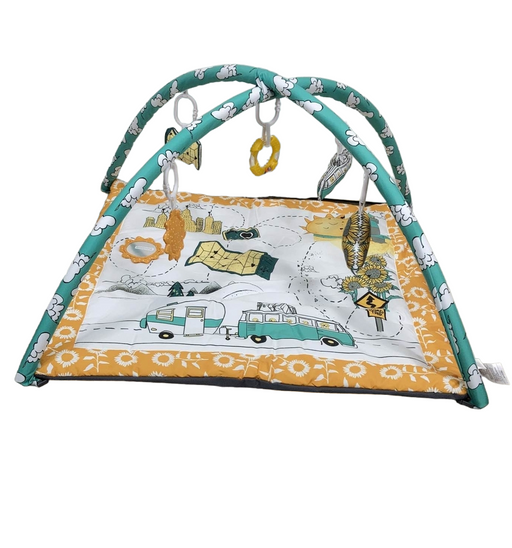 used JumpOff Jo Infant Activity Gym Playmat, Road Trip