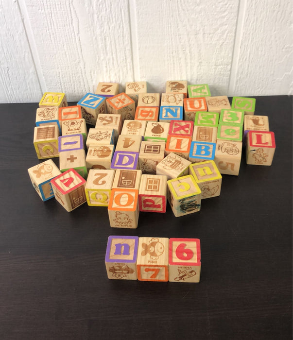 used BUNDLE Wooden Blocks