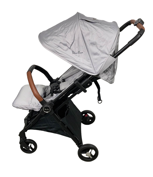 secondhand Silver Cross Jet 3 Super Compact Stroller, 2022, Silver