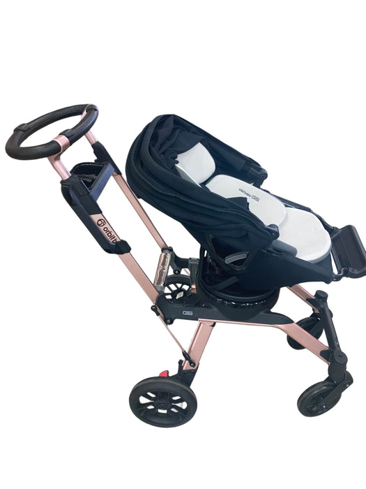 secondhand Orbit Baby G5 Stroller, 2022, Rose Gold, Black