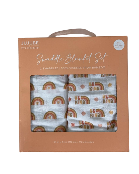 used JuJuBe Swaddle Blanket Set