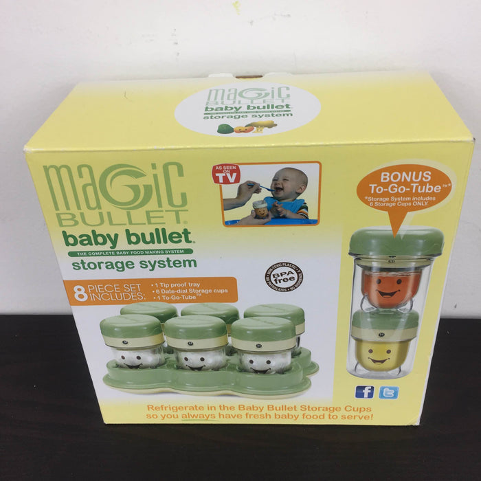 used Magic Bullet Baby Bullet Storage Containers