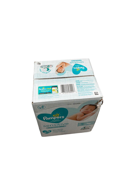 used Pampers Sensitive Baby Wipes, 576 Count