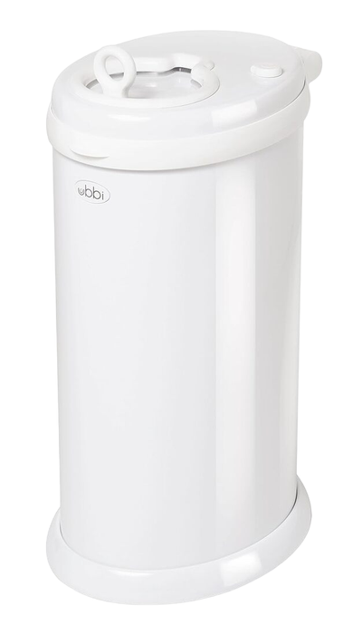 Ubbi Diaper Pail, White