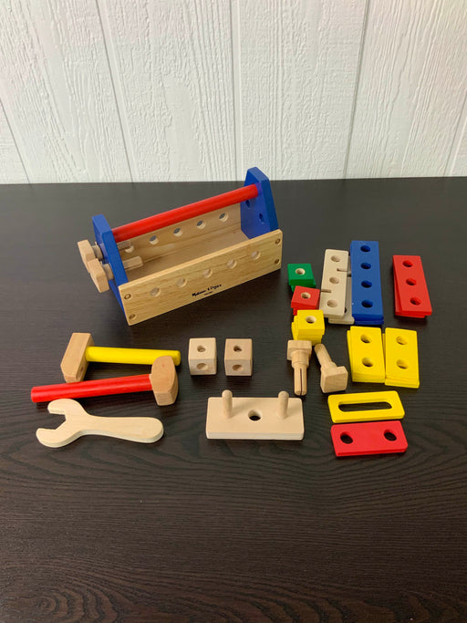 used Melissa & Doug Take-Along Tool Kit Wooden Toy