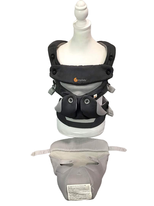 used Ergobaby 360 All Positions Cool Air Mesh Baby Carrier, Carbon Grey