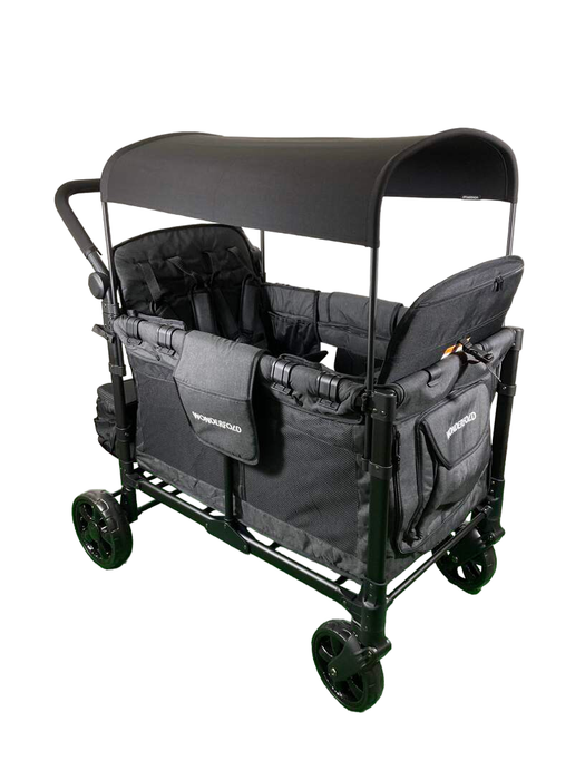 used Wonderfold W4 Elite Stroller Wagon, Volcanic Black, 2023