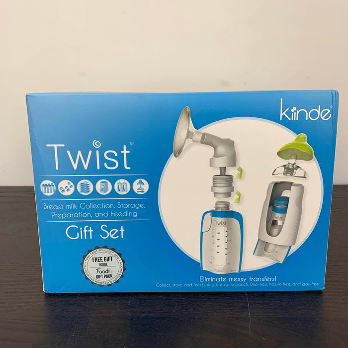 used Kiinde Breast Milk Storage Twist Gift Set