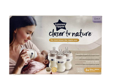 used Tommee Tippee Closer To Nature Baby Bottles, 9oz