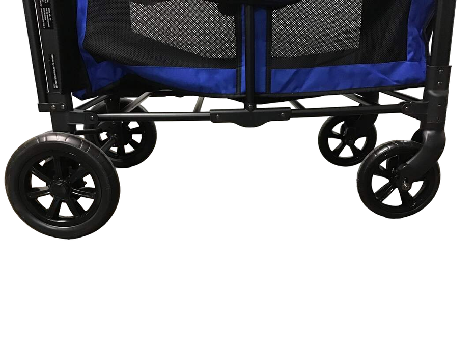 used Wonderfold W2 Original Multifunctional Double Stroller Wagon, 2021, Blue