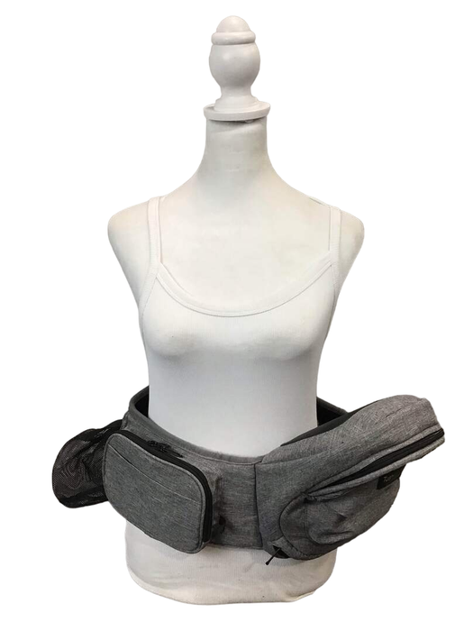 used TushBaby Hip Baby Carrier, Charcoal