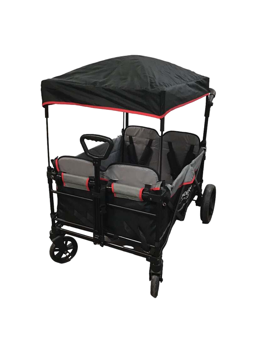 used Wonderfold X4 Push & Pull Quad Stroller, Black, 2021