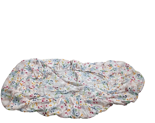 secondhand LouLou Lollipop Fitted Crib Sheet, Shell Floral