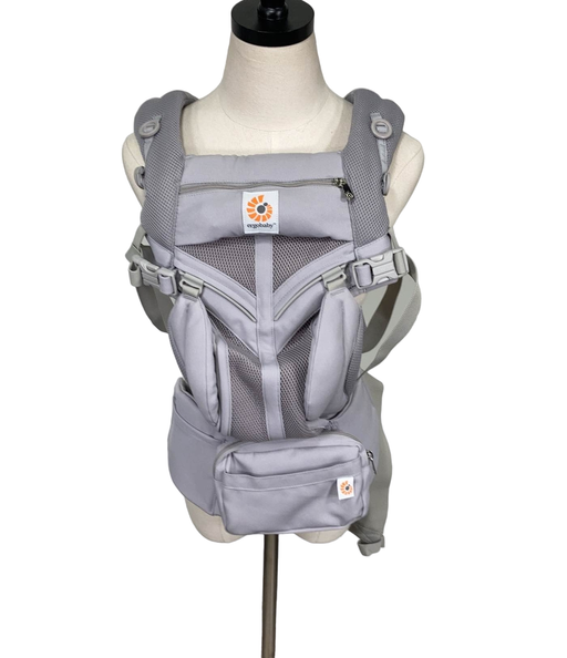 secondhand Ergobaby Omni 360 Cool Air Mesh Baby Carrier, Pearl Grey