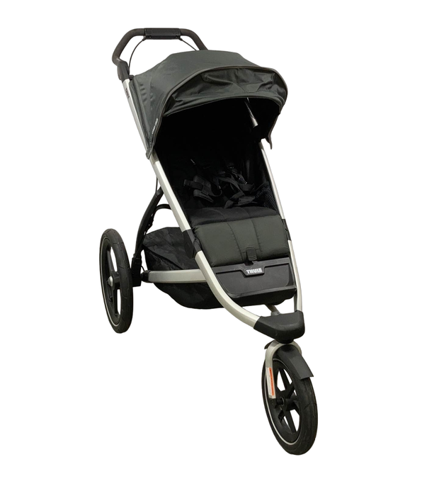 used Thule Urban Glide 2 Jogging Stroller Single, 2021, Aluminum, Dark Shadow