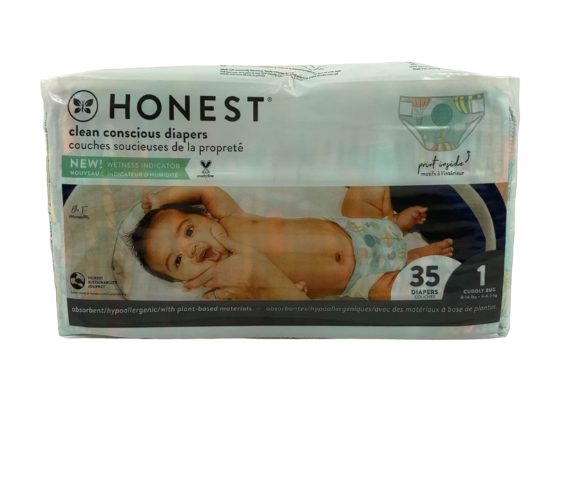 Honest Company Club Box Diapers, Size 1, Above It All