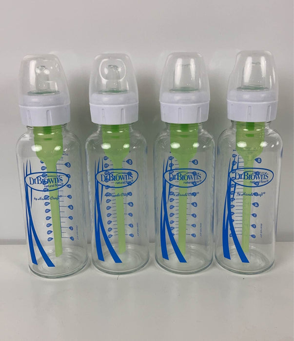 used BUNDLE Dr. Brown’s Glass Narrow Baby Bottles