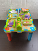 secondhand Melissa & Doug Jungle Wooden Activity Table