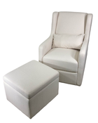 secondhand DaVinci Carter’s By DaVinci Adrian Swivel Glider With Storage Ottoman