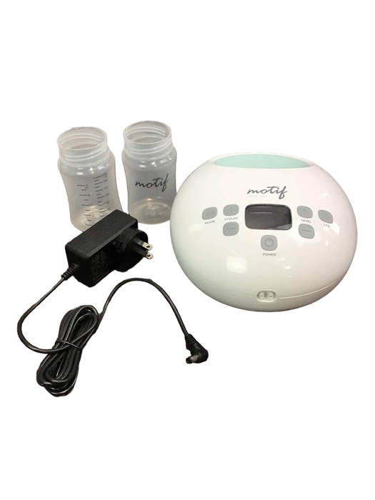 used Motif Medical Luna Double Electric Breast Pump With Battery