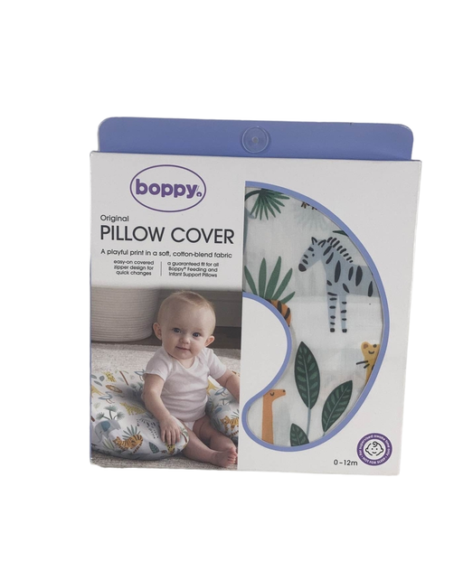 used Boppy Original Nursing and Infant Support Pillow Slipcover, Colorful Wildlife