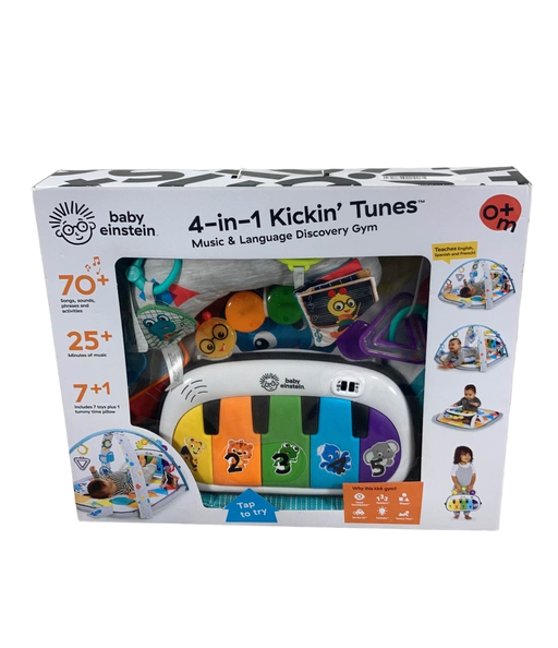 used Baby Einstein 4-in-1 Kickin’ Tunes Music Activity Gym