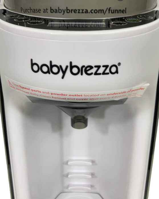 secondhand Baby Brezza Formula Pro Advanced, black and white