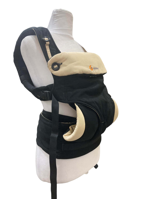 used Ergobaby Four Position 360 Baby Carrier, Black Camel