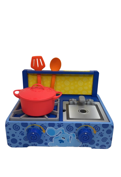 used Melissa & Doug Blue’s Clues & You! Wooden Cooking Play Set