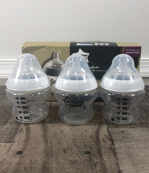 secondhand Tommee Tippee Closer To Nature Baby Bottles, 3 Quantity 5oz 0+ Months