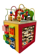 secondhand Battat Wooden Activity Cube