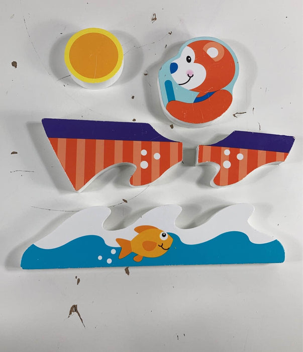 secondhand Melissa & Doug Ocean Boat Wooden Puzzle