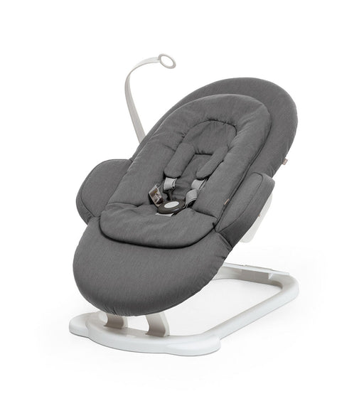 used Stokke Steps Bouncer, Deep Grey White Chassis